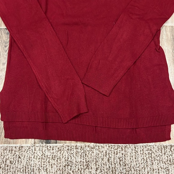 Cyrus Burgundy Turtleneck - Picture 2 of 5